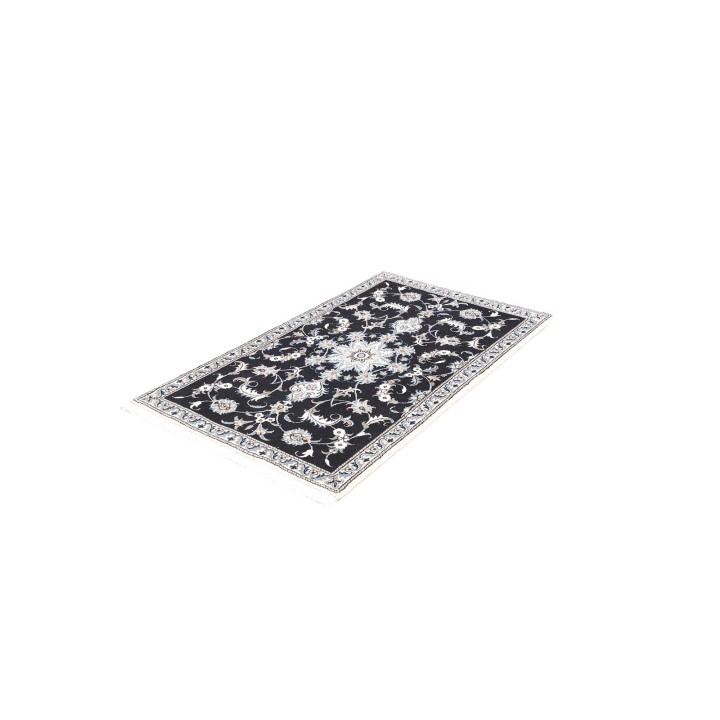 Hand Made Rug Nain Kashmar Persia 87x145 Dark B