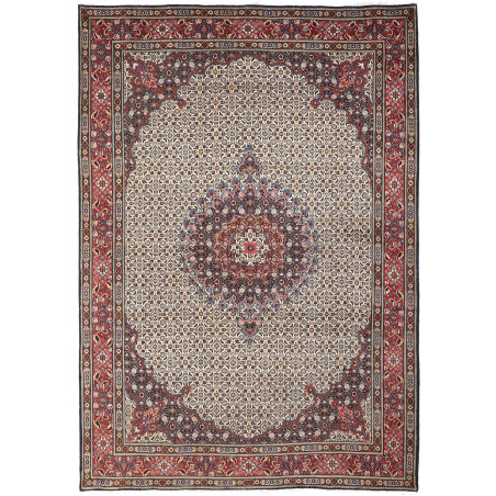 Moud 200x290 Cm Moud, Persia, Hand-carded Wool (warp: