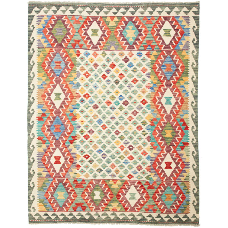 Kilim 178x228 Cm Kilim Afghanistan Hand-carded Wool Cotton