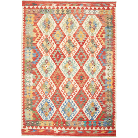 Kilim 176x248 Cm Kilim Afghanistan, Hand-carded Wool, Cotton