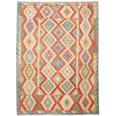 Kilim 174x239 Cm Kilim, Afghanistan, Hand-carded Wool, 0.3