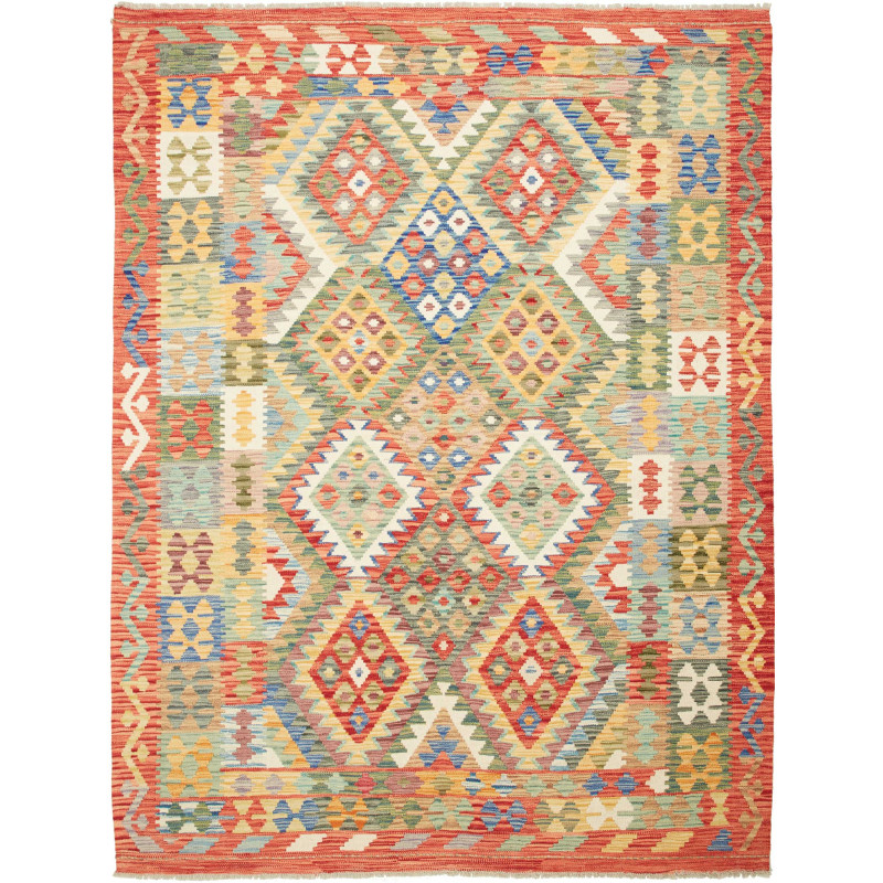 Kilim 183x243 Cm Kilim Afghanistan Hand-carded Wool