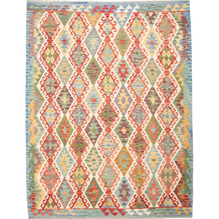 Kilim 181x237 Cm Kilim Afghanistan Hand-carded Wool (warp: