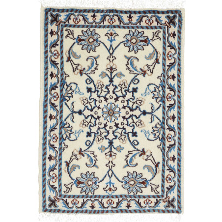 Nain Kashmar 60x90 Cm Nain Kashmar, Persia, Hand-carded Wool