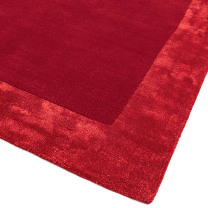 Rug Ascot geometric dark red bright red 160x230