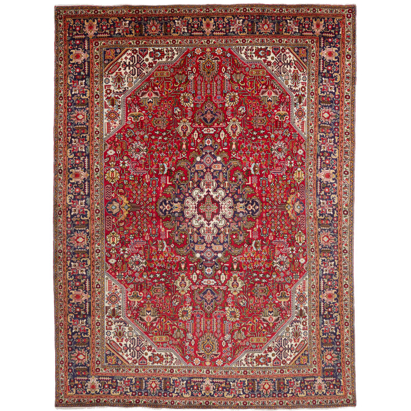 Tabriz 255x345 Cm Tabriz, Persia, Hand-carded Wool (warp: