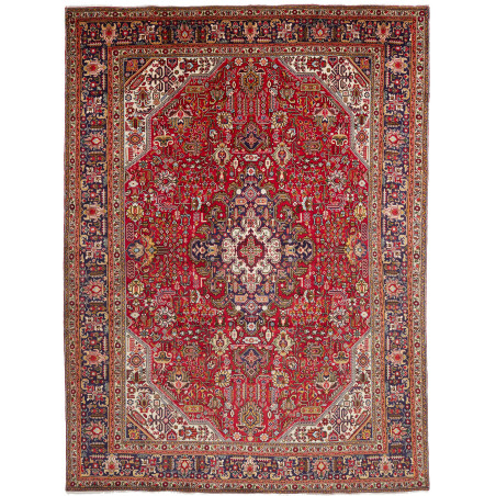 Tabriz 255x345 Cm Tabriz, Persia, Hand-carded Wool (warp: