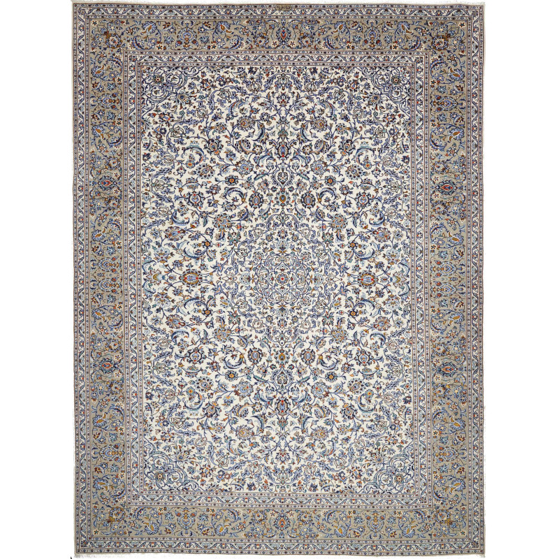 Kashan 300x403 Cm Kashan, Persia, Hand-carded Wool (warp:
