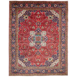 Tabriz 260x336 Cm Tabriz, Persia, Hand-carded Wool (warp: