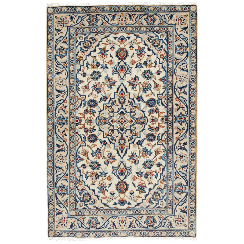 Kashan Fine 98x150 Cm Kashan Fine, Persia, Hand-carded Wool
