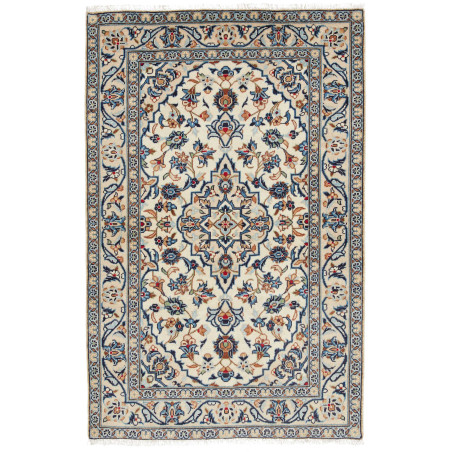 Kashan Fine 98x150 Cm Kashan Fine, Persia, Hand-carded Wool
