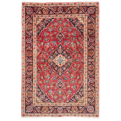 Kashan Fine 97x140 Cm Kashan Fine, Persia, Hand-carded Wool