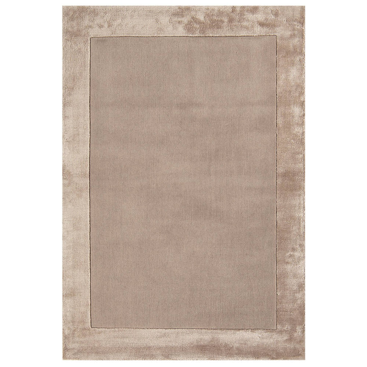 Tappeto Ascot geometrico beige e tortora 80x150