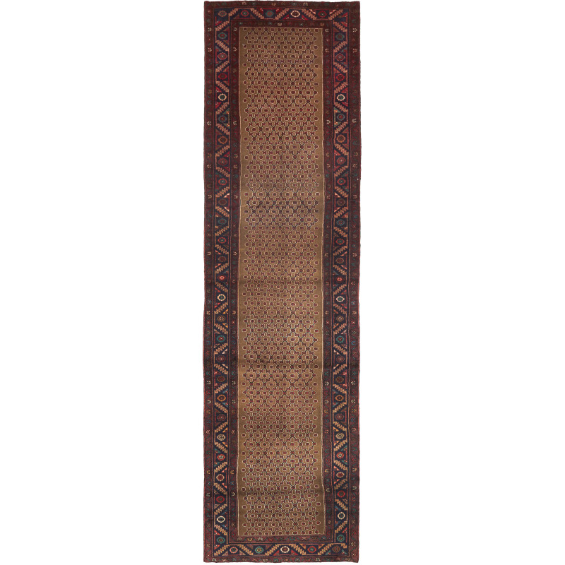 Hamadan 105x400 Cm Hamadan, Persia, Hand-carded Wool,