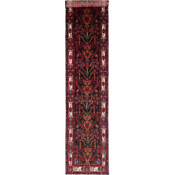 Hamadan 102x477 Cm Hamadan, Persia, Hand-carded Wool (cotton