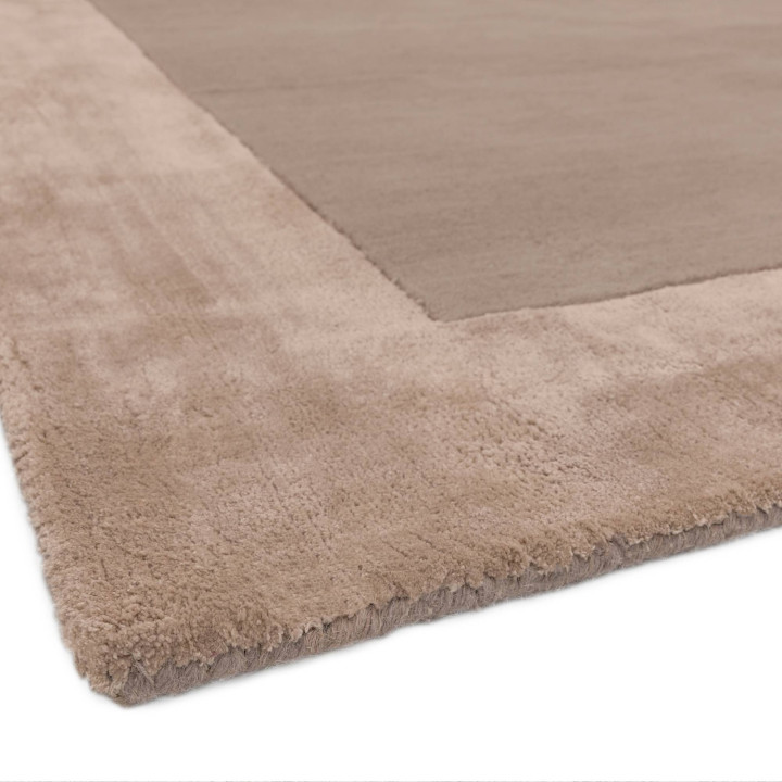 Tappeto Ascot geometrico beige e tortora 120x170