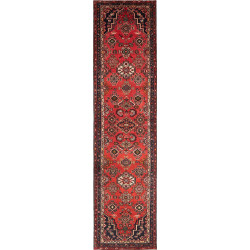 Hamadan 103x425 Cm Hamadan Persia Hand-carded Wool Cotton