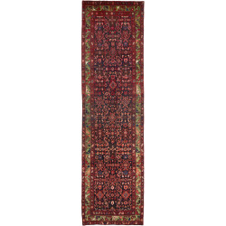 Hamadan 115x426 Cm Hamadan, Persia, Hand-carded Wool On
