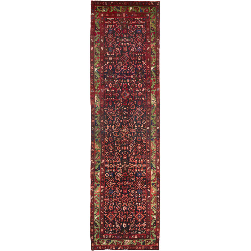 Hamadan 115x426 Cm Hamadan, Persia, Hand-carded Wool On
