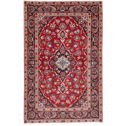 Kashan Fine 98x148 Cm Kashan Fine, Persia, Hand-carded Wool