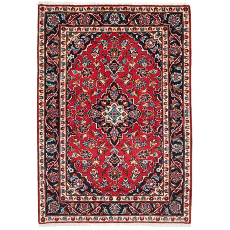 Kashan Fine 100x145 Cm Kashan Fine Persia Hand-spun Wool,