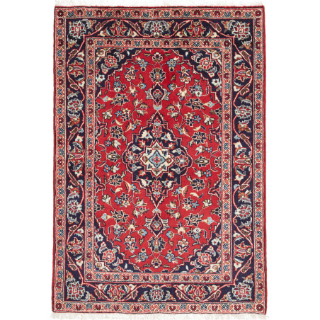 Kashan Fine 97x146 Cm Kashan Fine, Persia, Hand-carded Wool