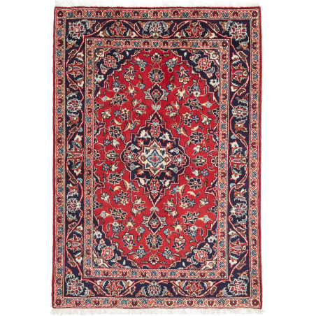 Kashan Fine 96x144 Cm Kashan Fine, Persia, Hand-carded Wool
