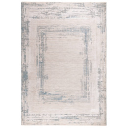 Tappeto Anders geometrico blu e beige 120x160 cm