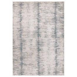 Rug Anders abstract blue and light grey on an iv