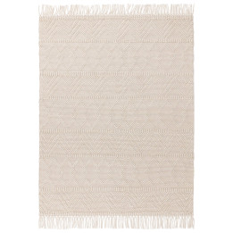 Rug Asra geometric beige sand ecru 200x290 cm