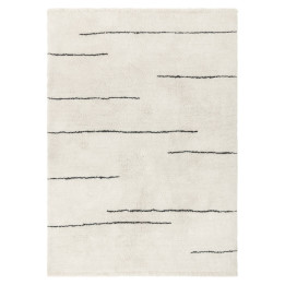 Rug Azera Berber geometric cream and dark grey 2