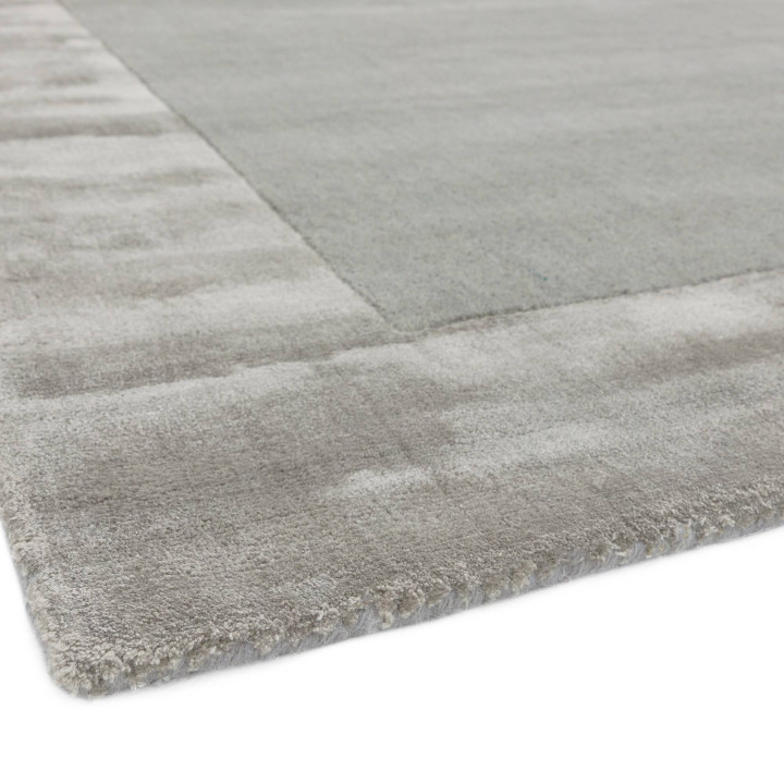 Rug Ascot geometric grey silver 120x170 cm
