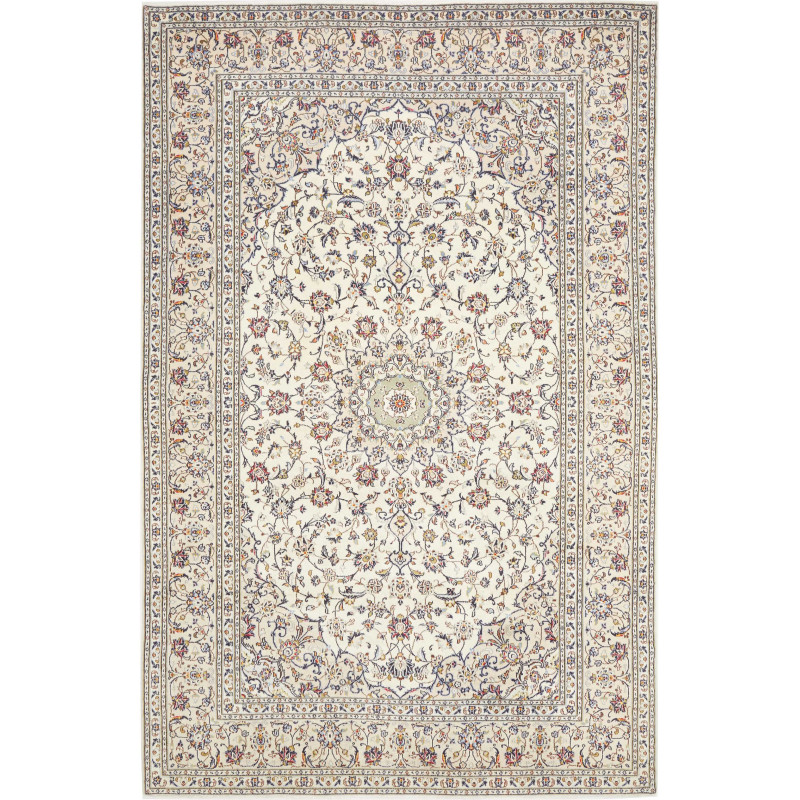 Kashan 200x307 Cm Kashan, Persia, Hand-carded Wool (warp: