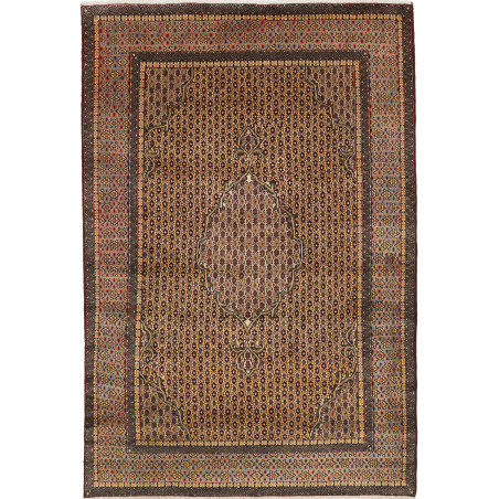 Moud 142x213 Cm Moud Persia Hand-carded Wool (warp: Cotton)