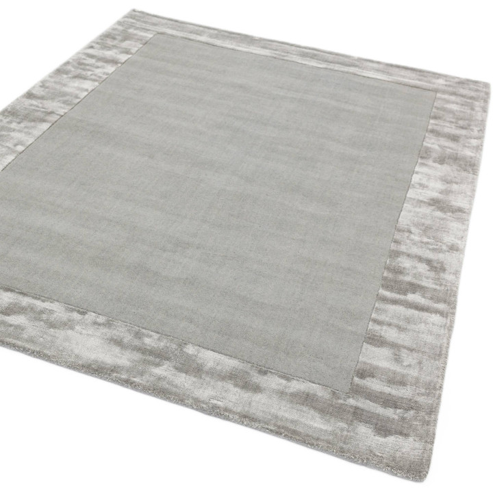 Rug Ascot geometric light grey silver grey 200x2