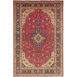 Tabriz 200x305 Cm Tabriz, Persia, Hand-carded Wool (warp: