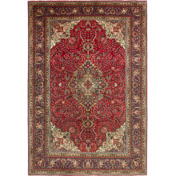 Tabriz 202x300 Cm Tabriz Persia Hand-carded Wool Cotton Warp
