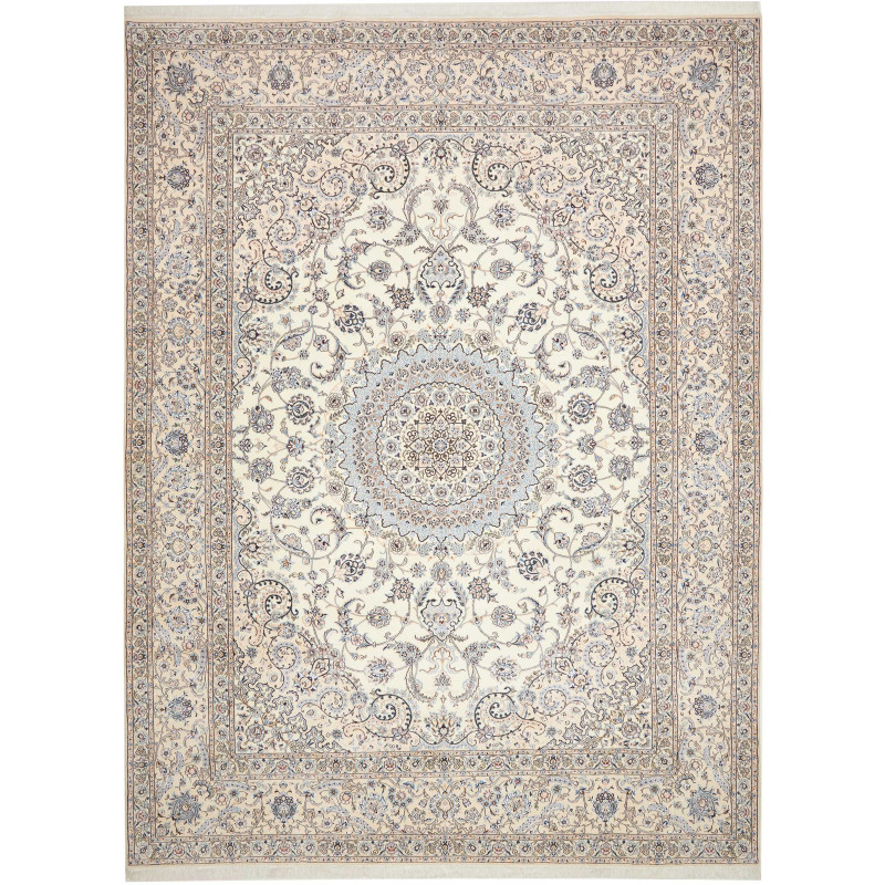 Nain 9la 303x423 Cm Nain 9la, Persia, Hand-carded Wool And