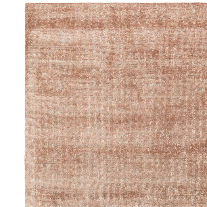 Rug Aston plain brown copper 200x290 cm