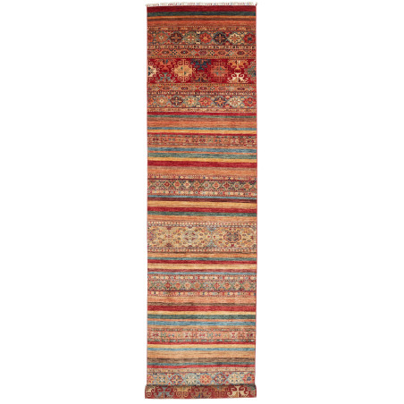 Rug Samarkand Pakistan 95x469 Terracotta Red Te