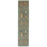 Rug Shahi Fine Pakistan 82x344 Muted Teal Terra