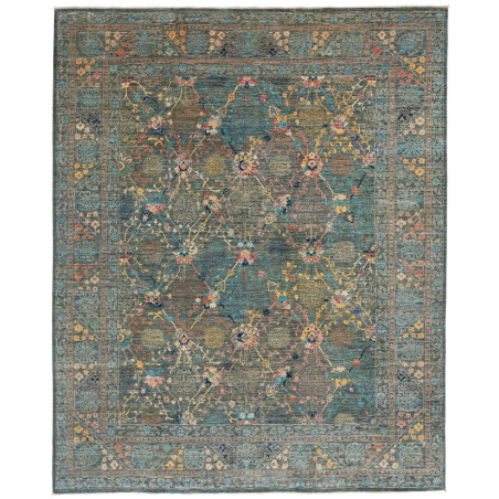 Rug Shahi Fine Pakistan 243x302 Petrol Blue Mos