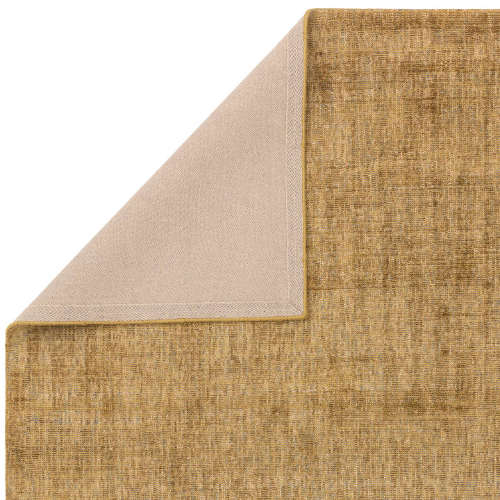Rug Aston plain gold mustard yellow ochre 200x29
