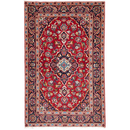 Kashan Fine 98x152 Cm Kashan Fine, Persia, Hand-carded Wool
