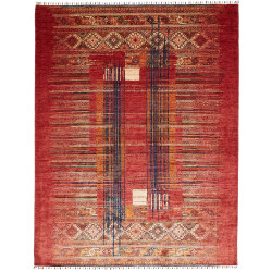 Rug Siva Pakistan 240x306 Red Blue