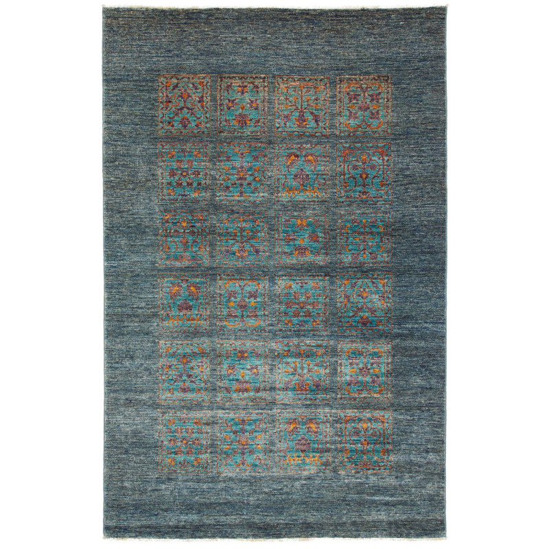 Bakhtiyar 123x189 Cm Bakhtiyar, Pakistan, Hand-carded Wool