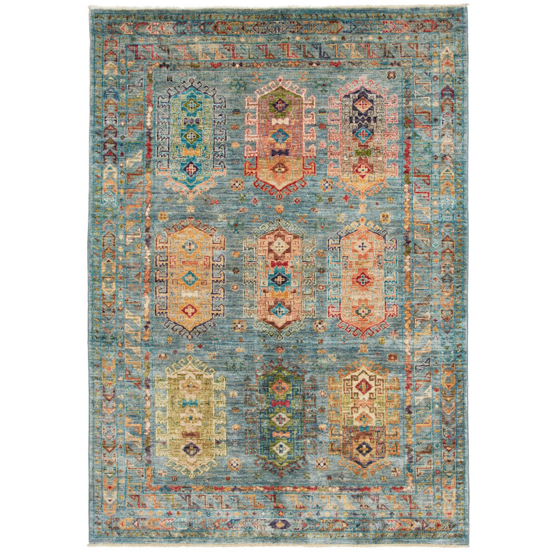 Tribal 150x208 Cm Tribal Pakistan Hand-carded Wool