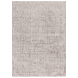 Tappeto Aston tinta unita grigio chiaro e argent