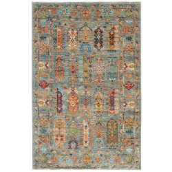 Rug Tribal Pakistan 123x187 Muted Teal Blue Mul