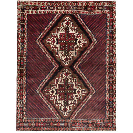 Shahreza 136x178 Cm Shahreza, Persia, Hand-carded Wool